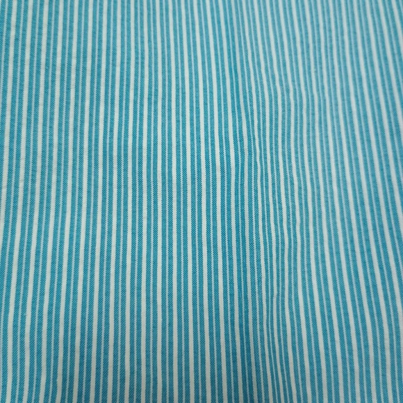 Alfred Dunner Blue White Stripe Light Weight Capri Pants Size 10 - Picture 2 of 7